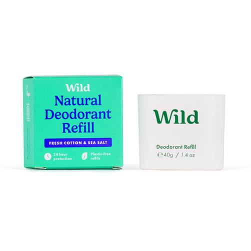 Wild DEO Refill Fresh Cotton&Sea salt 40g