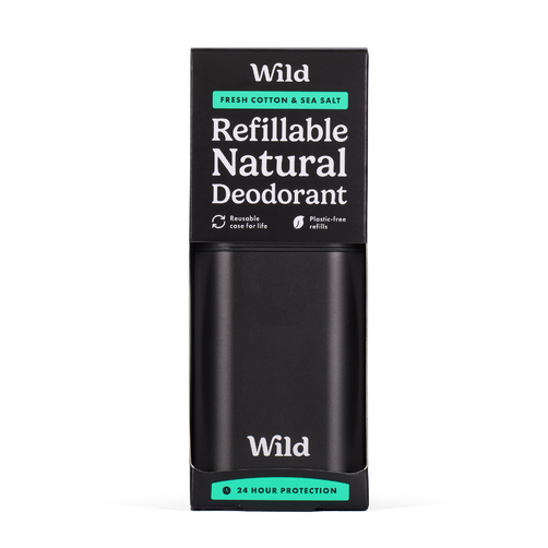 Wild Dezodorant STARTER Black Fresh Cotton&Sea salt 40g