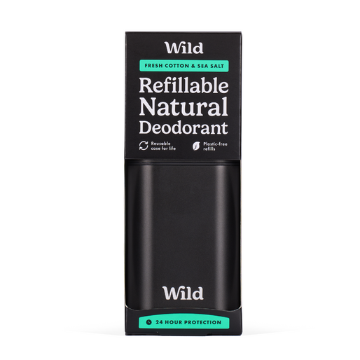 Wild Dezodorant STARTER Black Fresh Cotton&Sea salt 40g